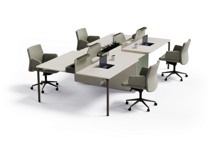 Akr Office Evo (4P) Quadruple Workstation