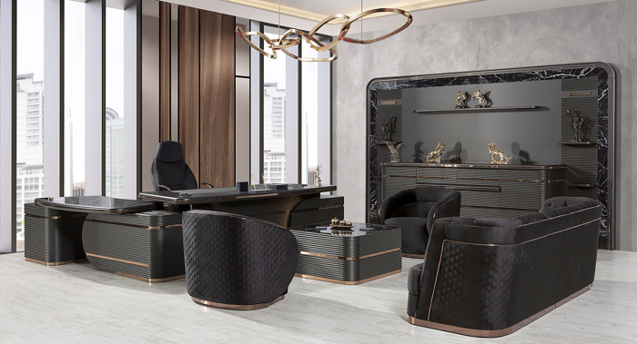 Excelance Black vip office set