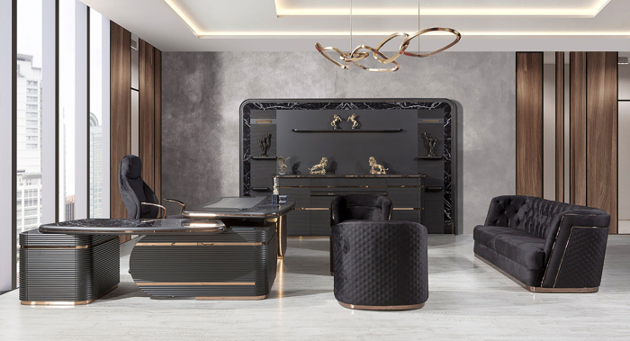 Excelance Black vip office set